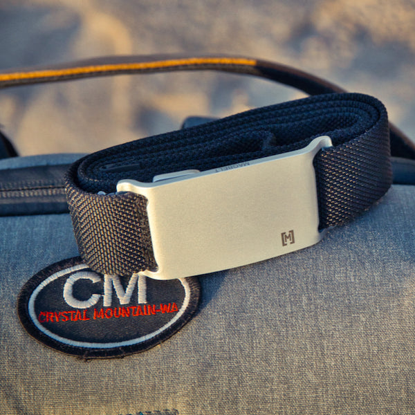 MagBelt M2 Pro | Sleek 1.25" Magnetic Belt - Durable Nylon Webbing & Lightweight Aluminum Buckle - Stylish, Adjustable, and Multipurpose Belt for Men, Women & Kids (Black)
